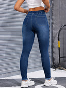 Calça Jeans Drawstring
