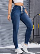 Calça Jeans Drawstring