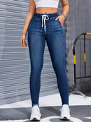 Calça Jeans Drawstring
